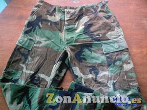 PANTALÓN MILITAR CAMUFLAJE ORIGINAL.